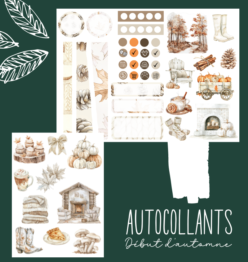 Autocollants Début d'automne