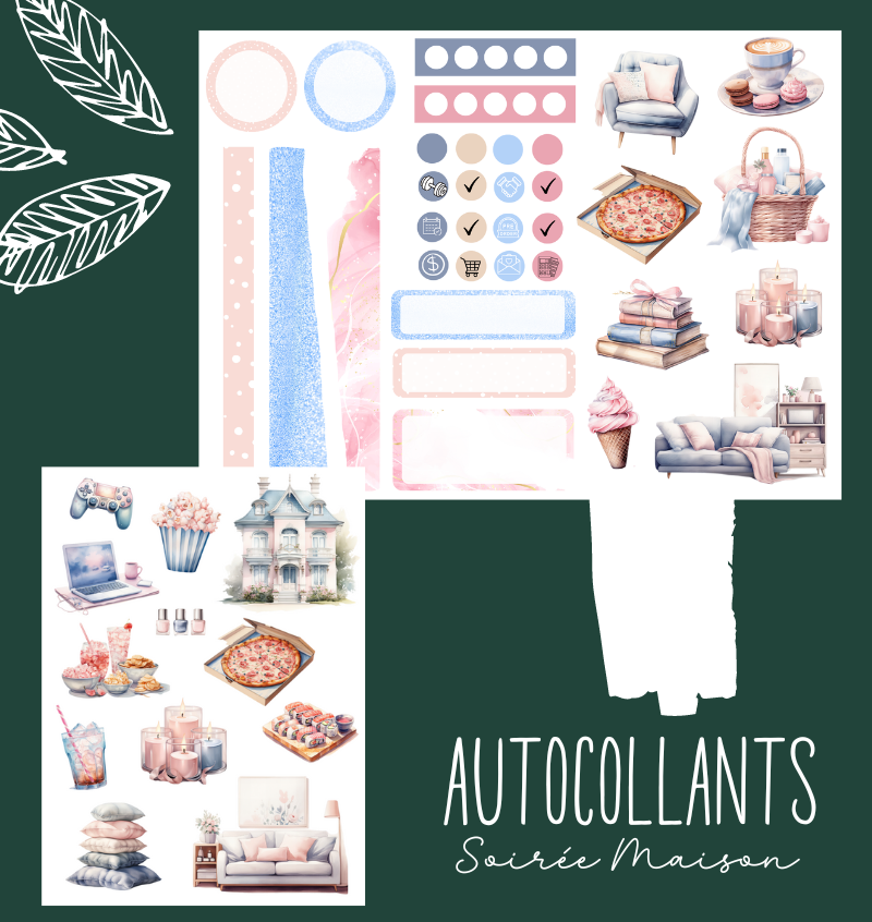 Autocollants Soirée Maison