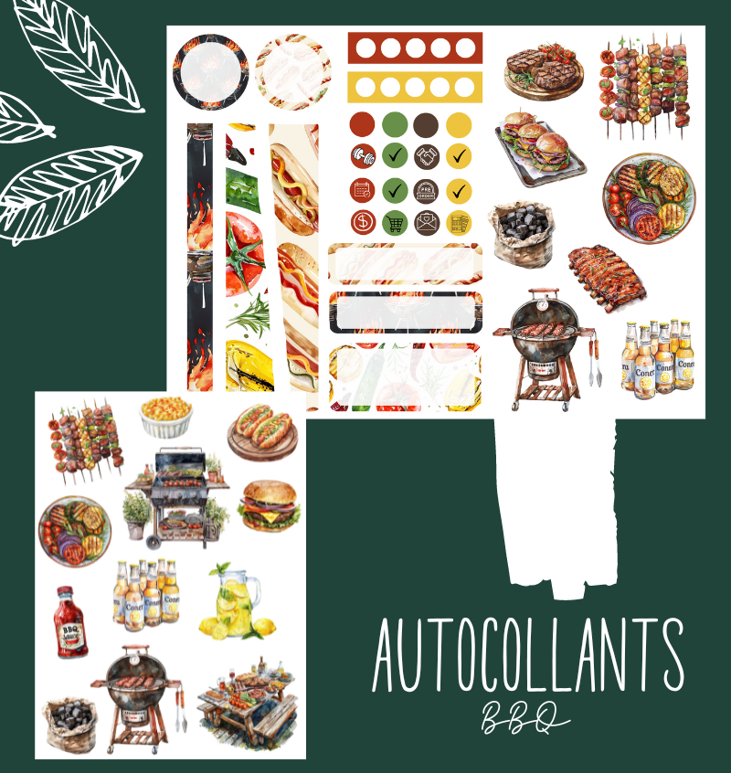 Autocollants BBQ