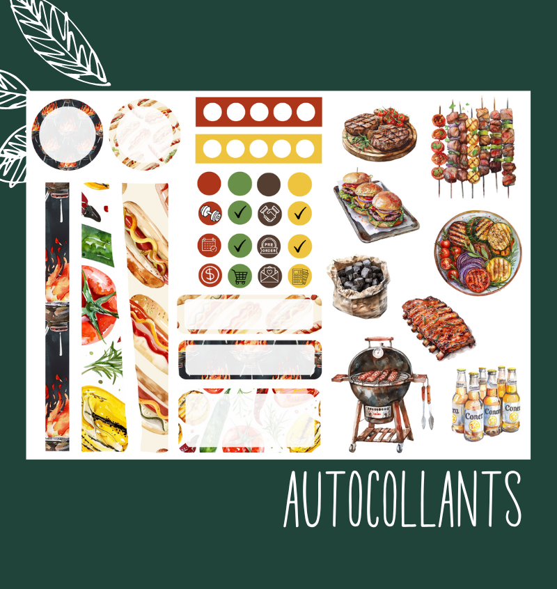 Autocollants BBQ
