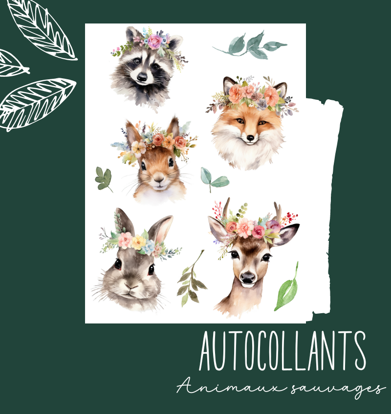 Autocollants Animaux sauvages