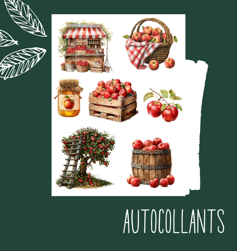 Autocollants Pommiers