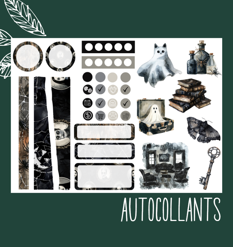 Autocollants Manoir Hanté