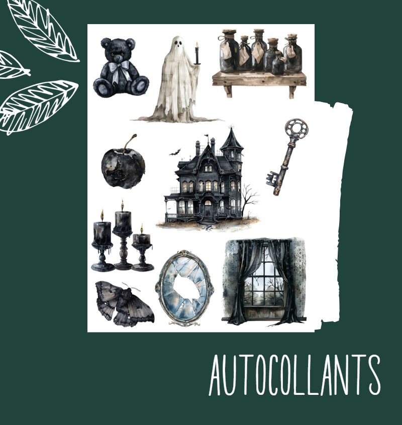 Autocollants Manoir Hanté