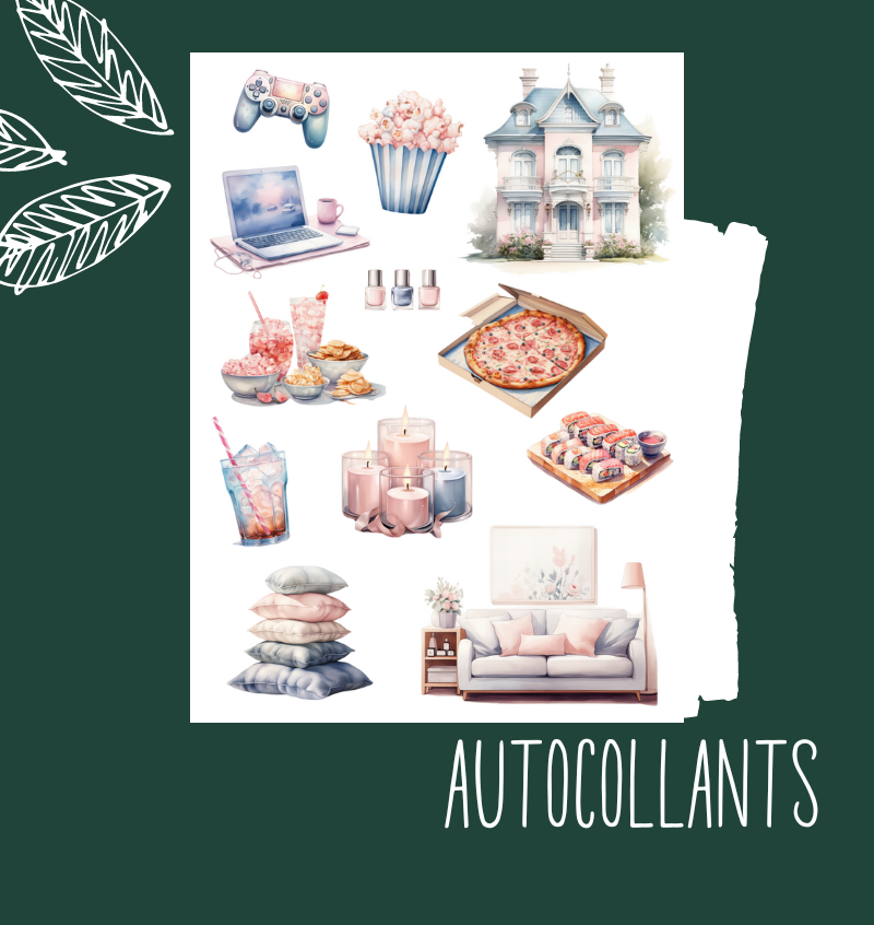 Autocollants Soirée Maison