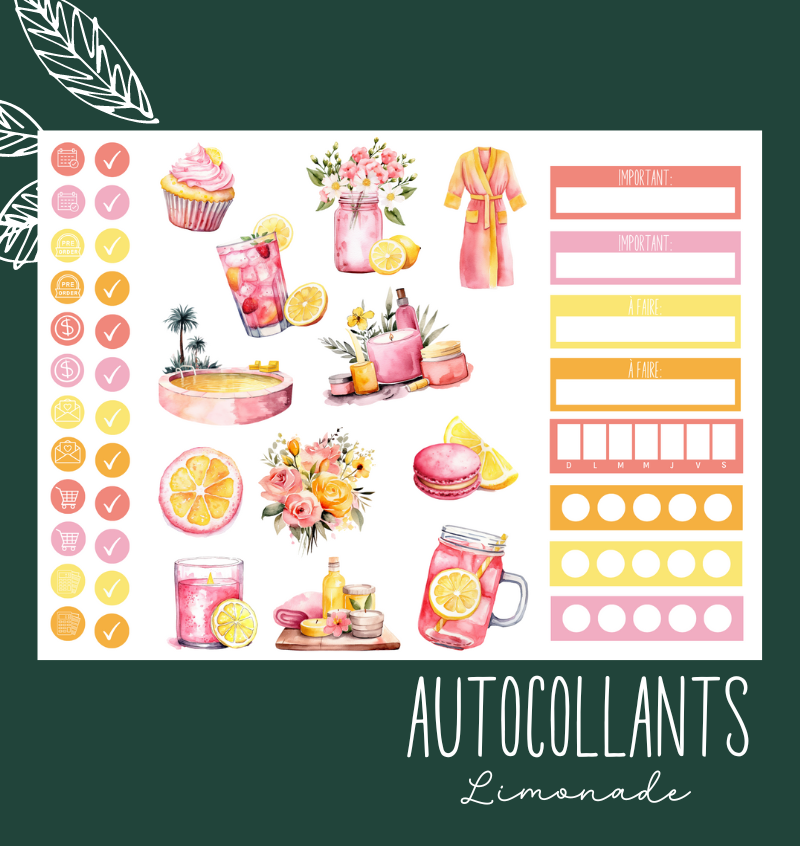 Autocollants Limonade
