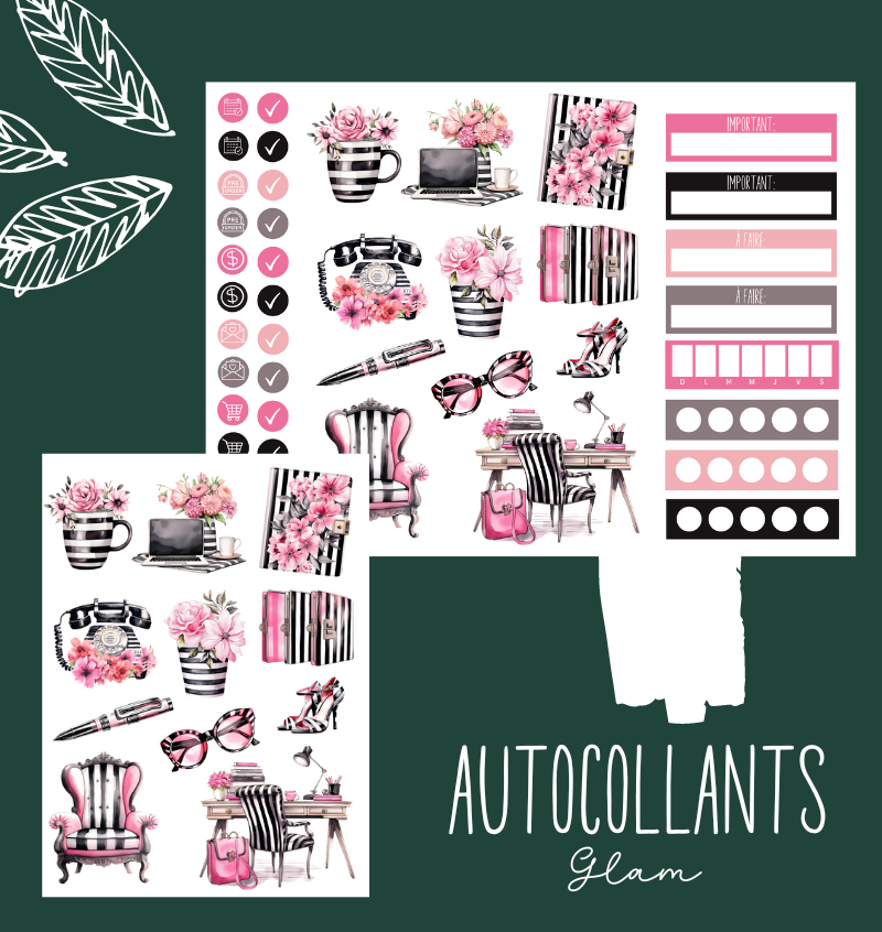 Autocollants Glam