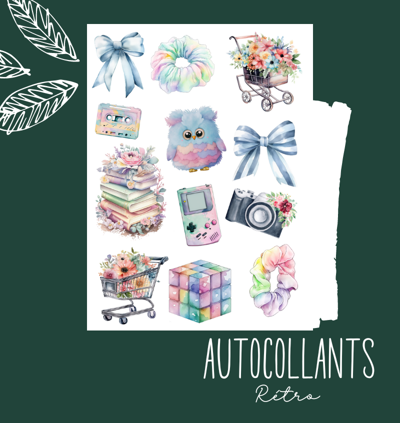Autocollants Rétro