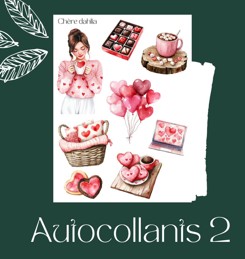 Autocollants Chalet Rouge