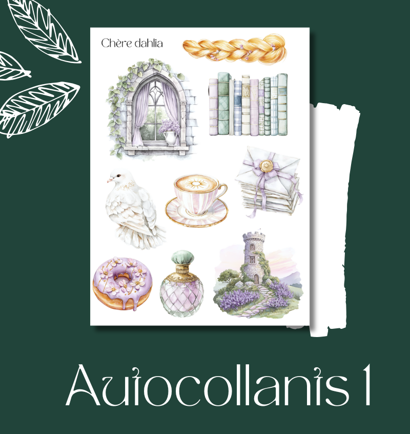 Autocollants Princesse dans la tour