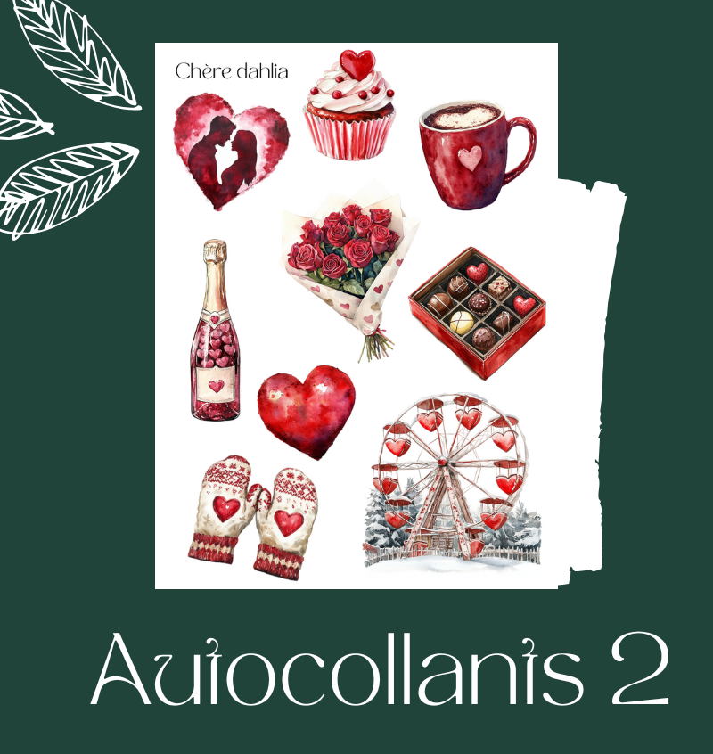 Autocollants Amour d'un jour