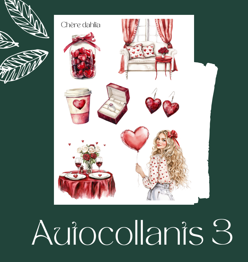 Autocollants Amour d'un jour