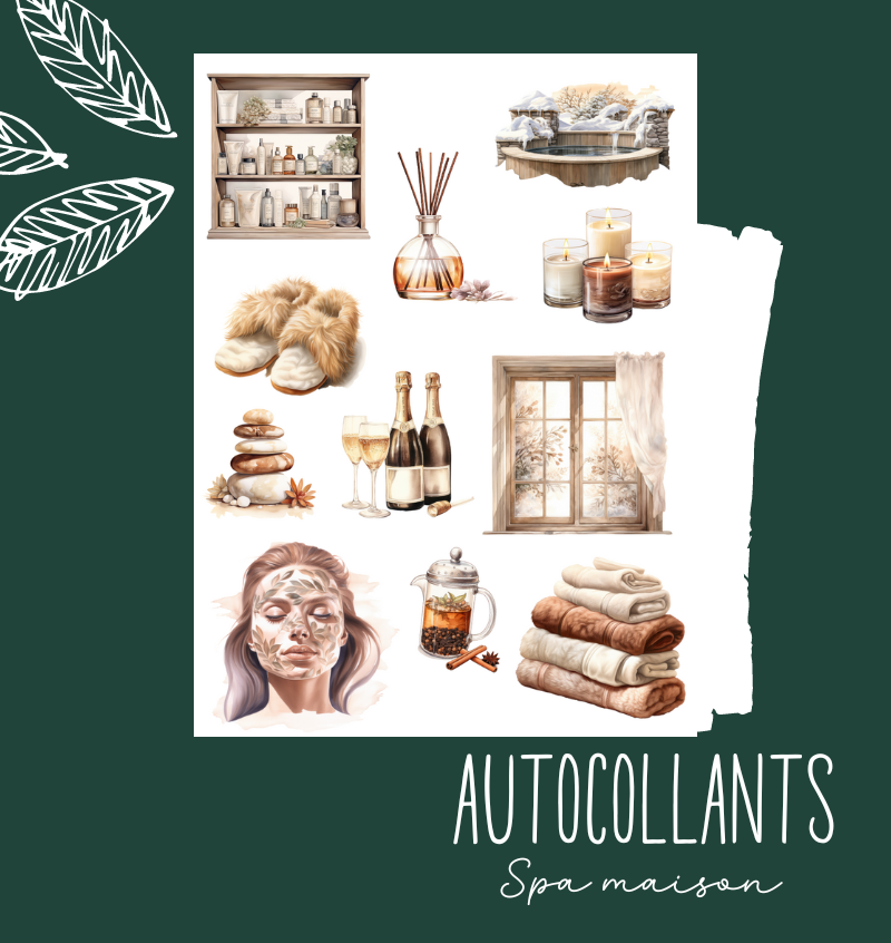 Autocollants Spa maison