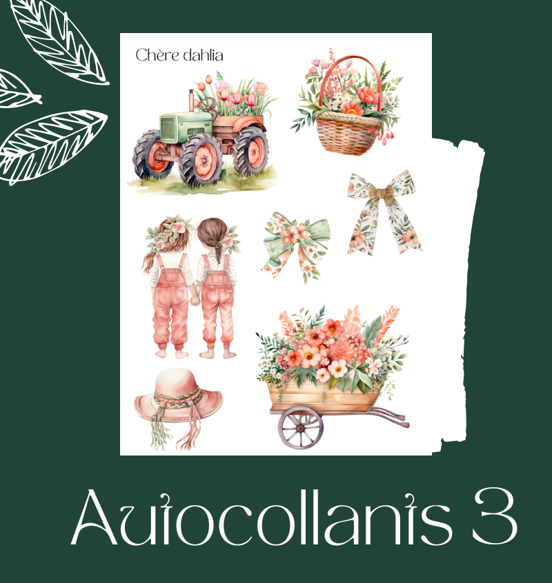 Autocollants Fermette Coquette
