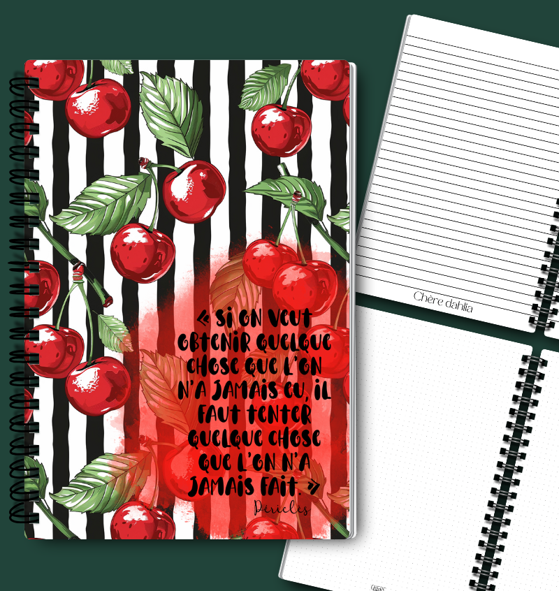 Cahier de notes Cerisette