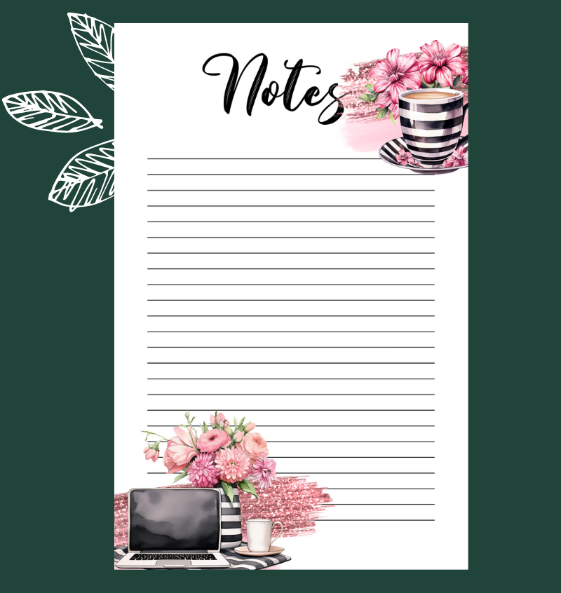 Bloc-Notes 5.5x8.5" Glam