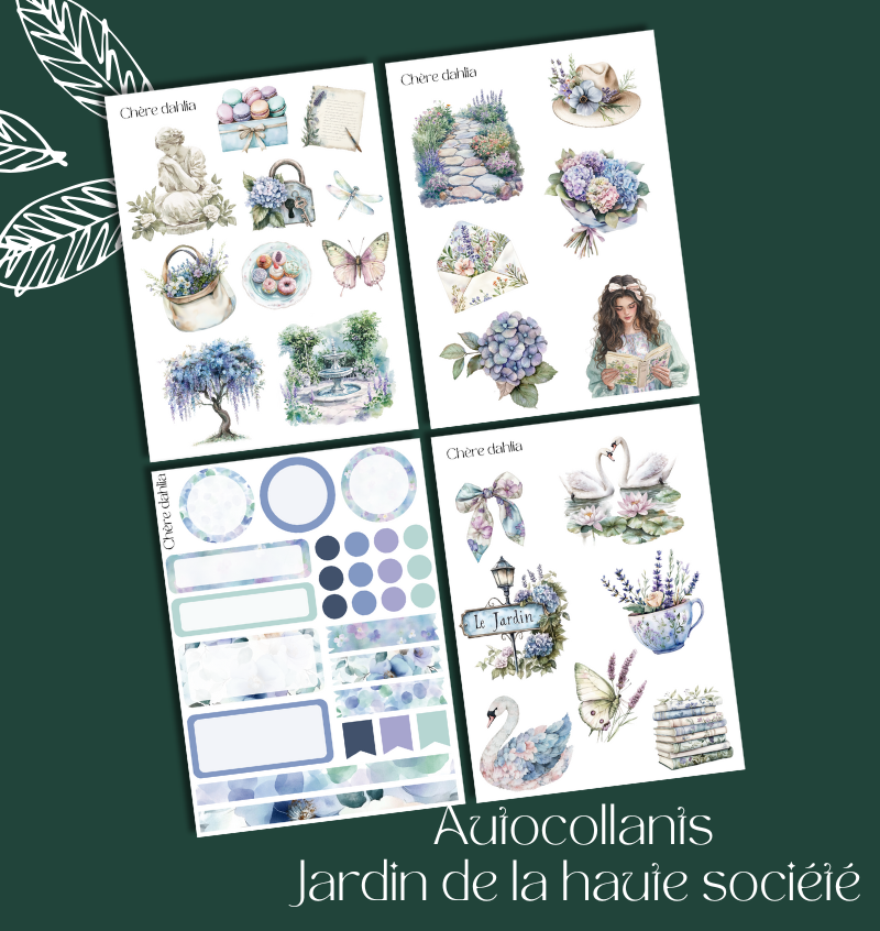 Autocollants Jardin de la haute société