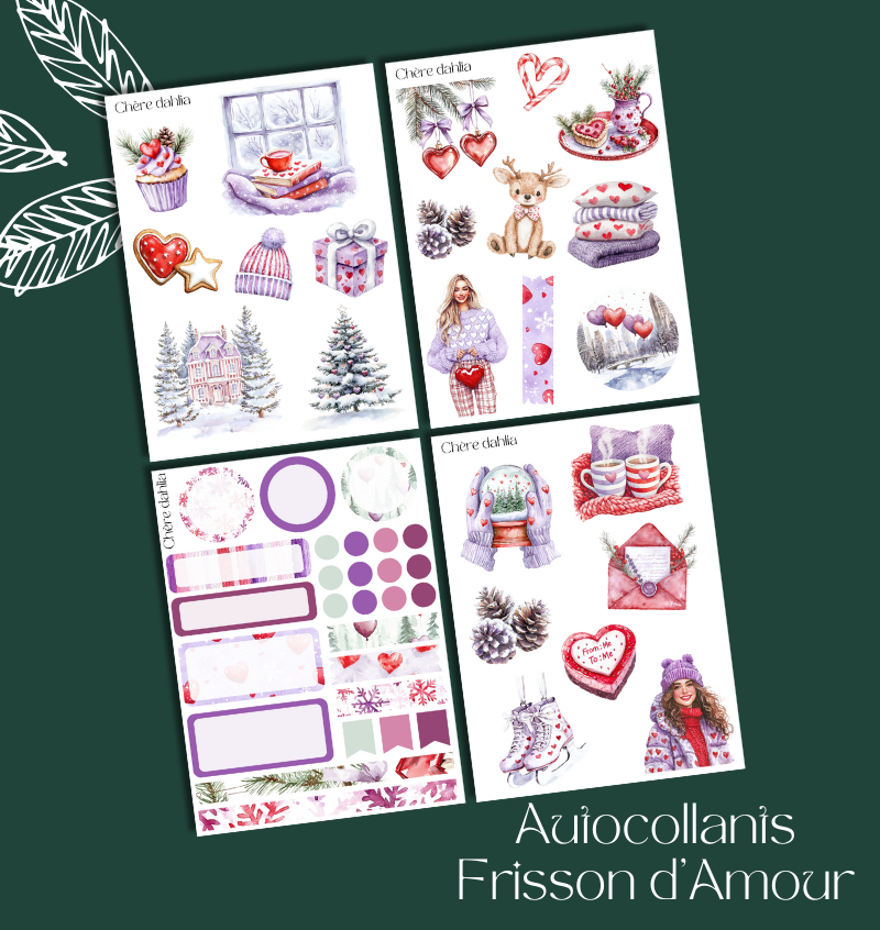 Autocollants Frisson d'Amour
