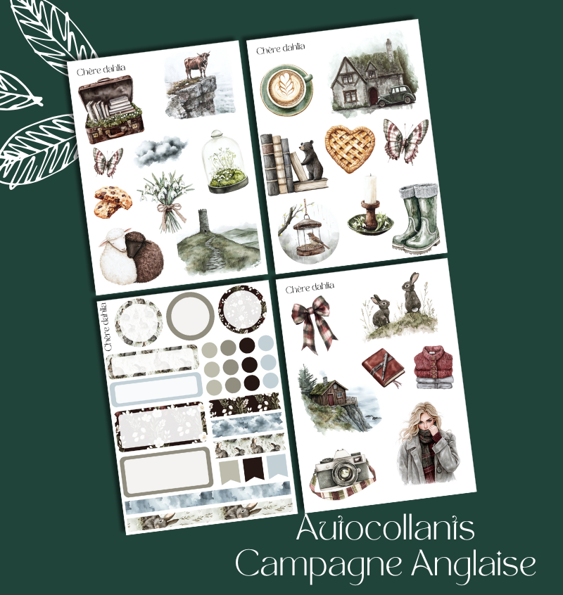 Autocollants Campagne Anglaise