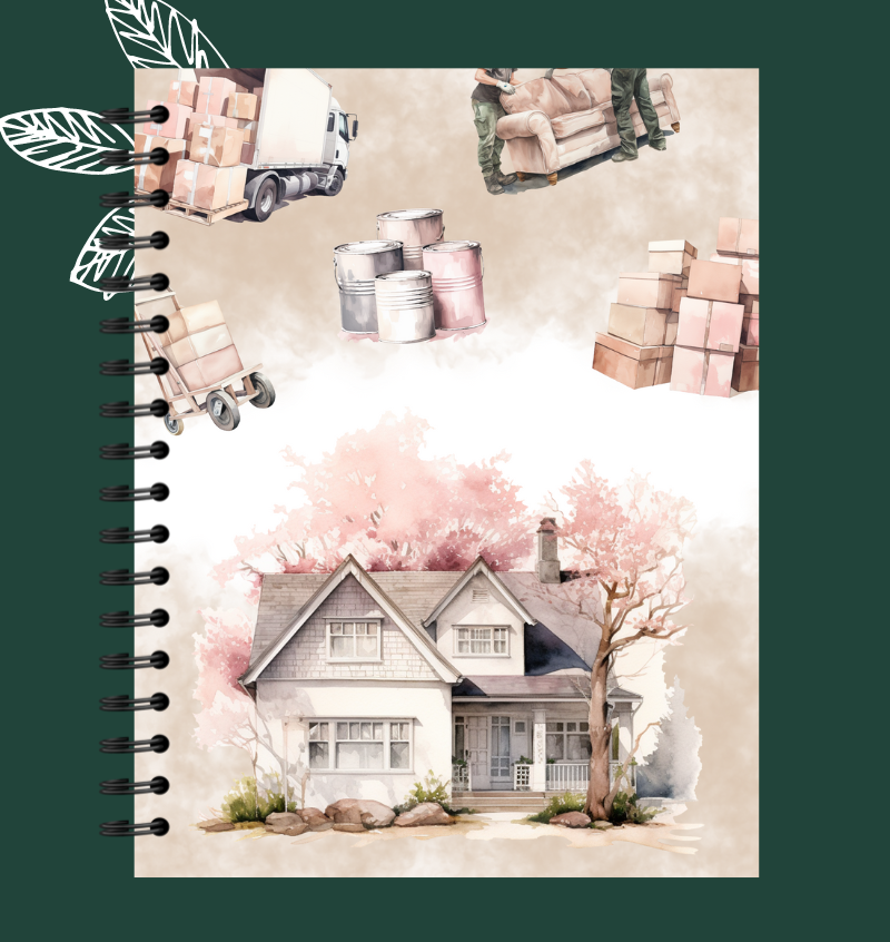Cahier de notes On déménage