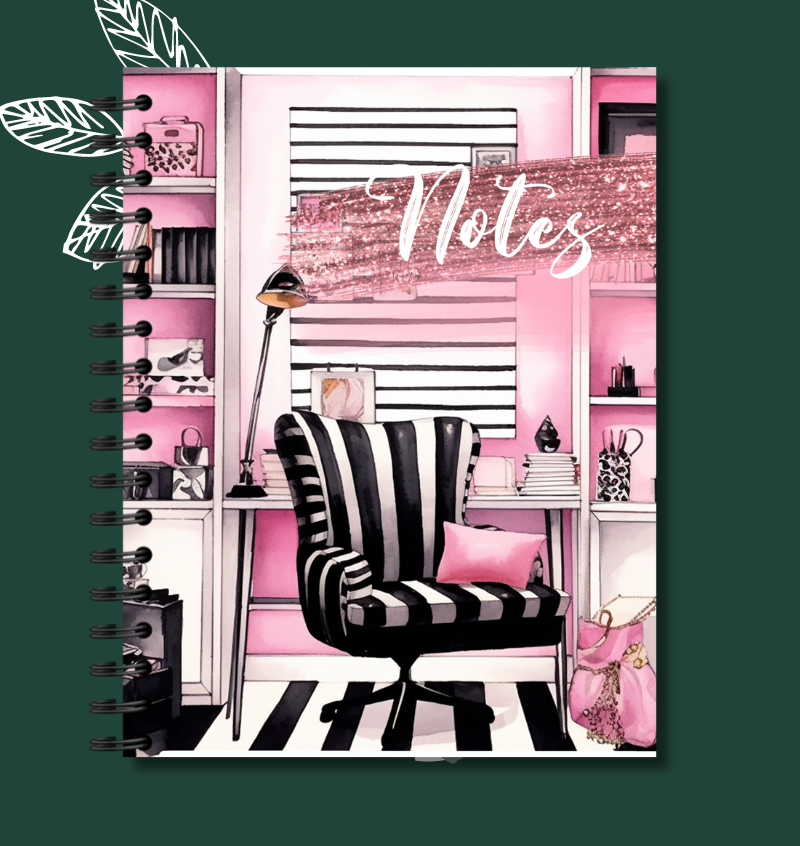 Cahier de notes Glam