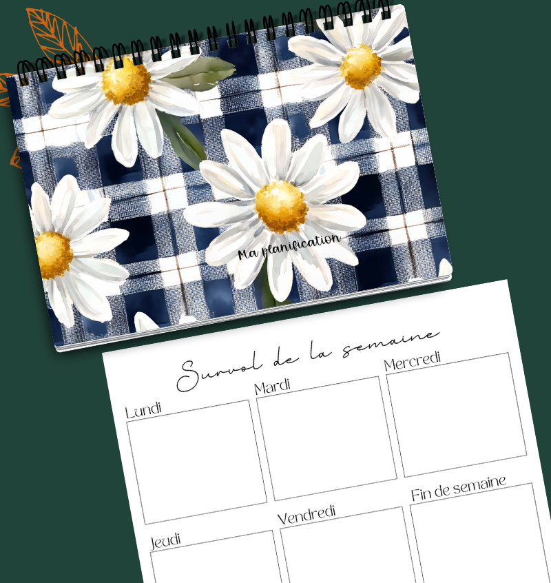 Planificateur hebdomadaire Fleuris