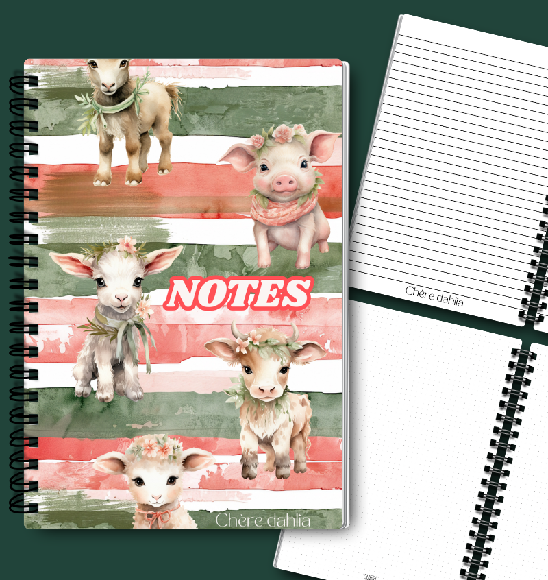 Cahier de notes Fermette Coquette