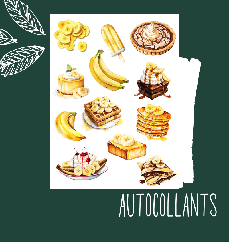 Autocollants Banana