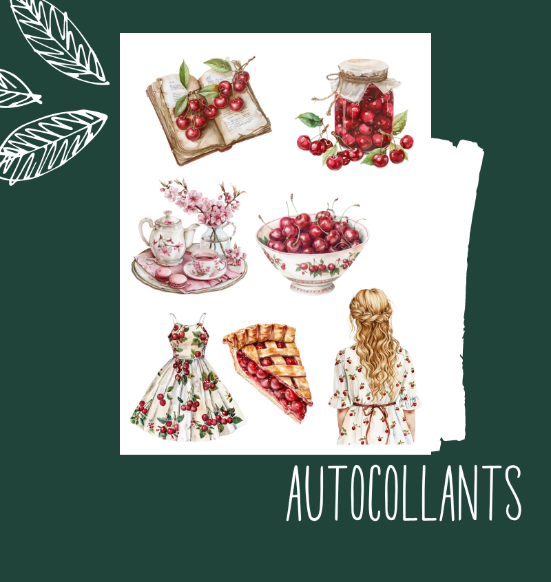 Autocollants Cerises