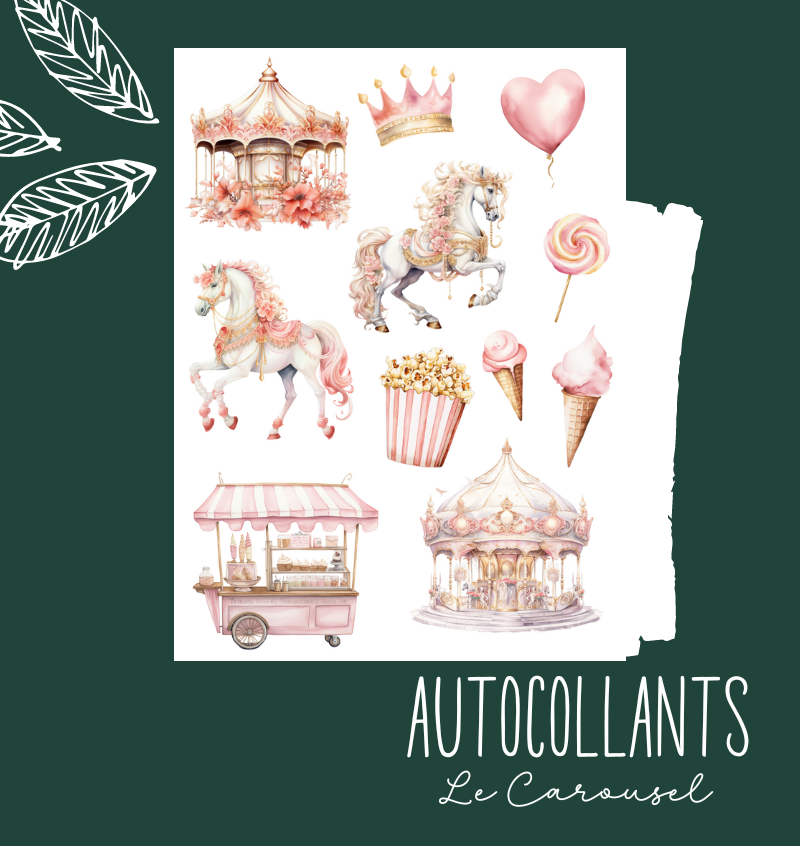 Autocollants Le Carousel