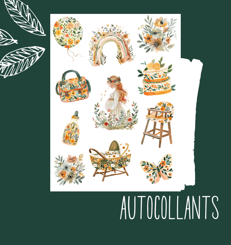 Autocollants Douce Maternité
