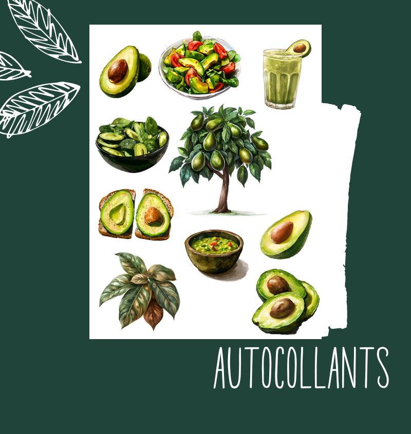 Autocollants Avocado