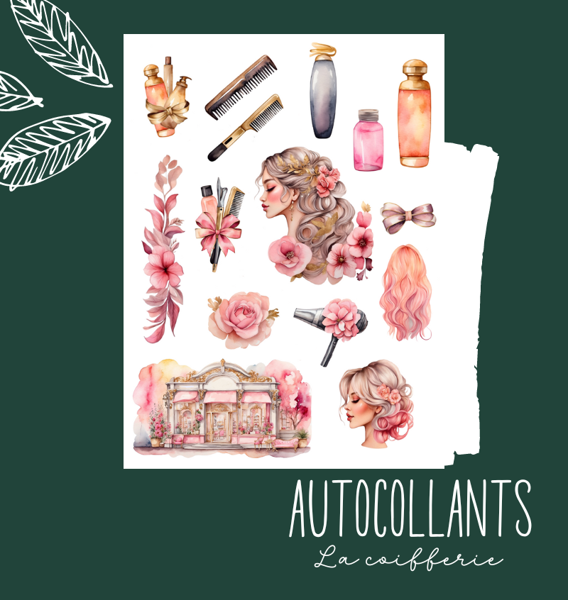 Autocollants Coifferie