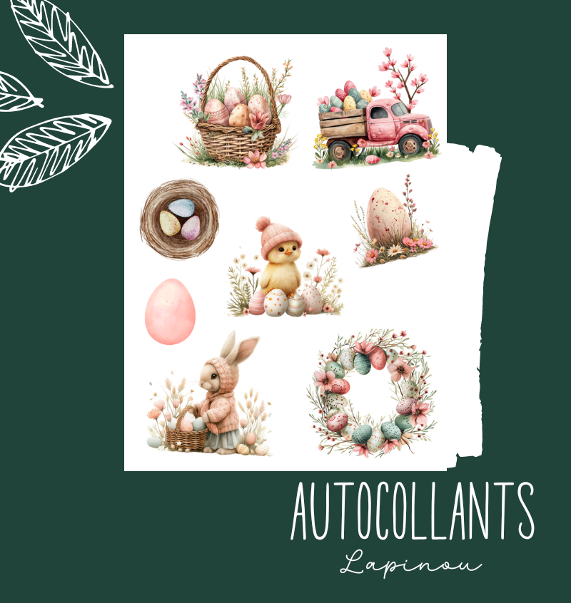 Autocollants Lapinou