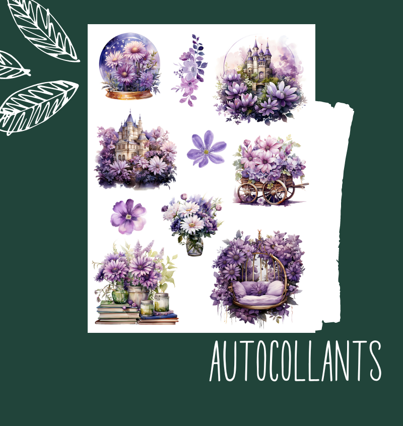 Autocollants Fleurs du printemps