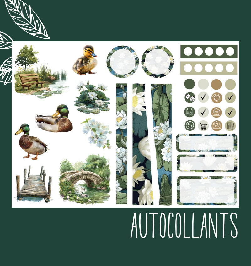Autocollants Bord d'Étang
