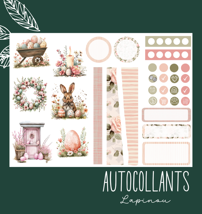 Autocollants Lapinou