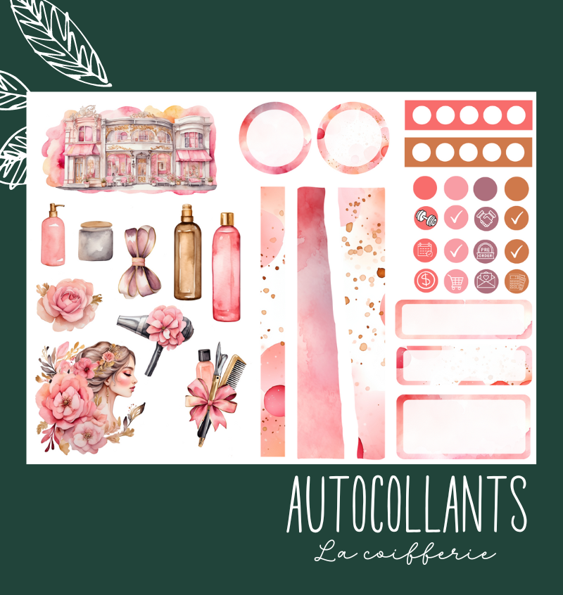 Autocollants Coifferie