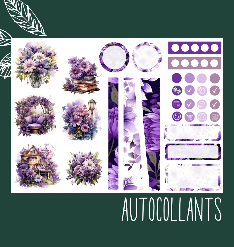 Autocollants Fleurs du printemps