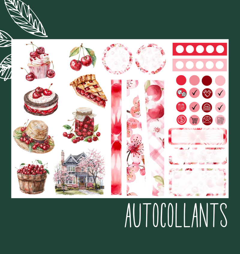Autocollants Cerises