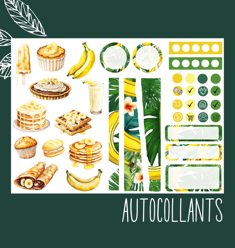 Autocollants Banana