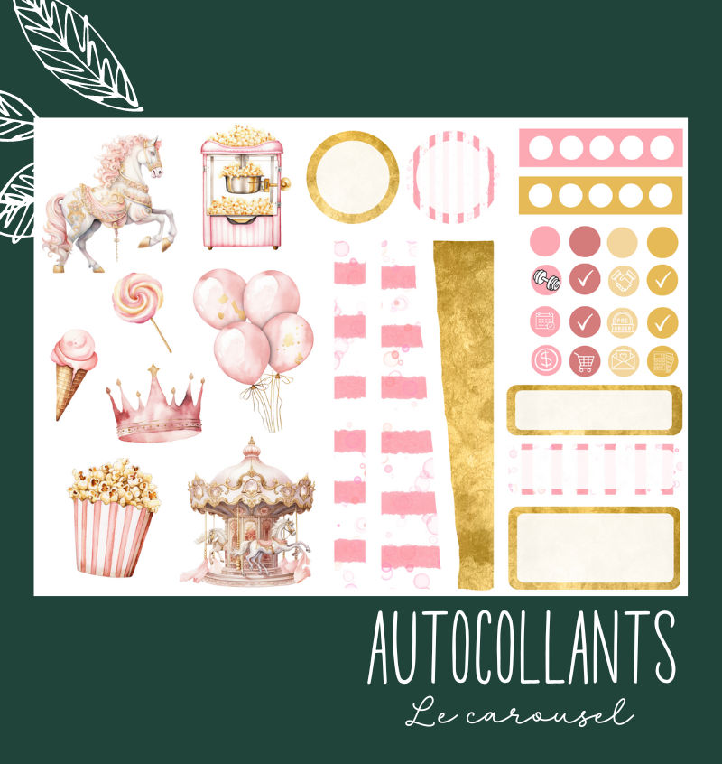 Autocollants Le Carousel