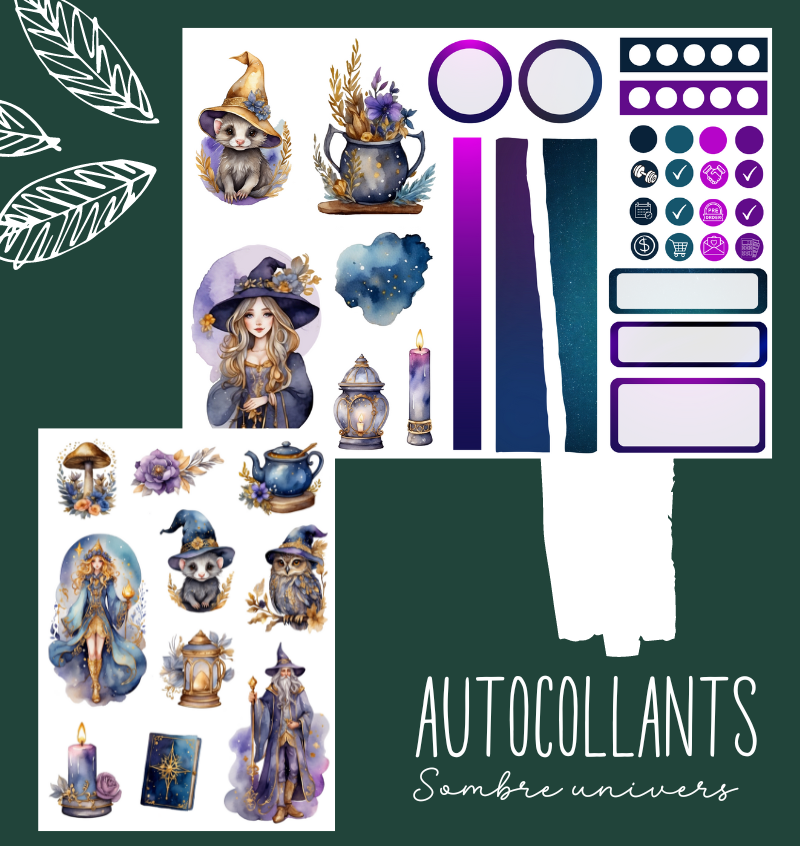 Autocollants Sombre Univers