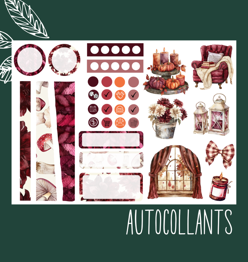 Autocollants Automne d'Alicia