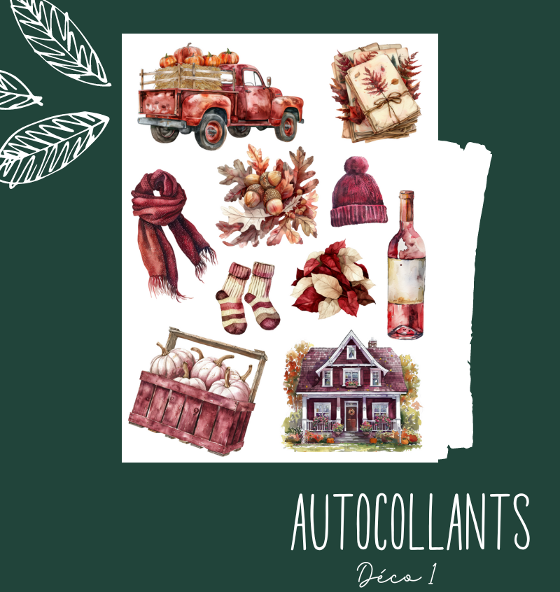 Autocollants Automne d'Alicia