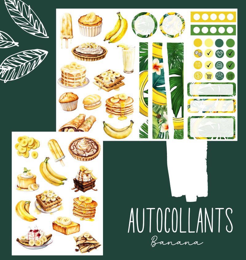 Autocollants Banana