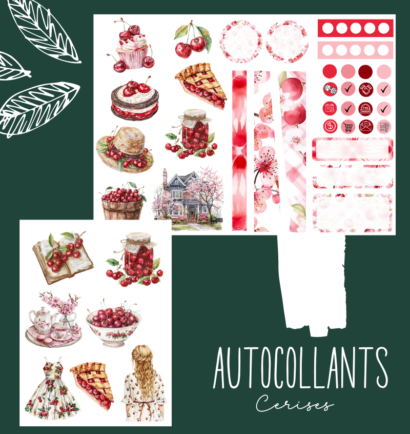 Autocollants Cerises
