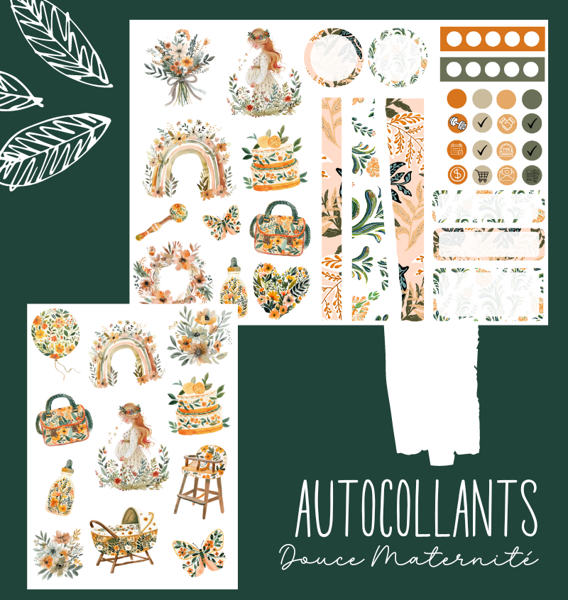 Autocollants Douce Maternité