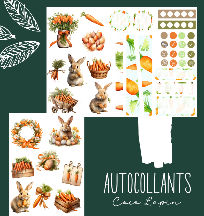 Autocollants Coco Lapin