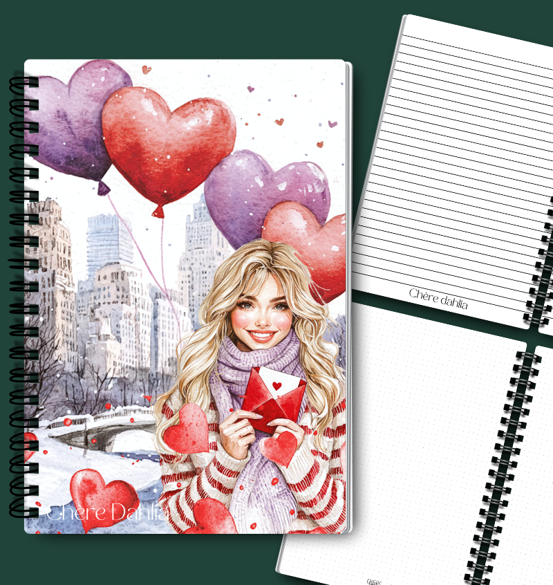 Cahier de notes Frisson d'amour